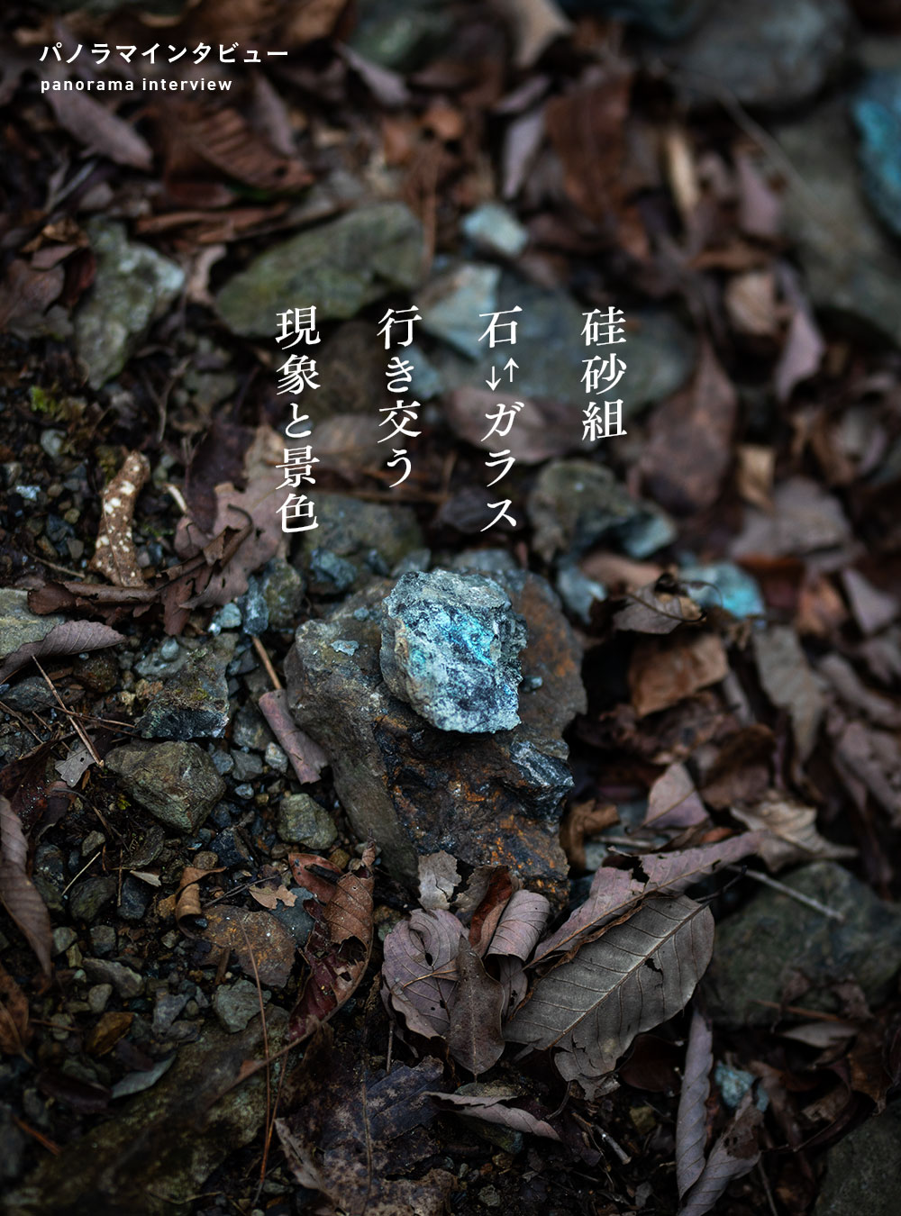 Interview 硅砂組「石⇄ガラス 行き交う現象と景色」